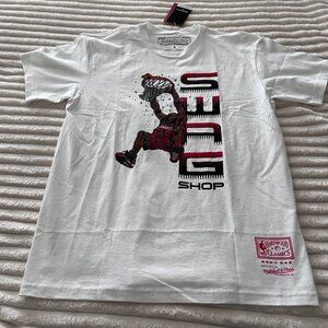 MEN'S NBA ATLANTA HAWKS SWAG SHOP T-SHIRT-MEDIUM-MITCHELL & NESS-NWT!